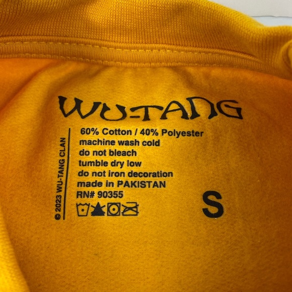 Wu-Tang Tiger Style Kung Fu Crew Neck Sweater Size S NEW - Picture 4 of 4